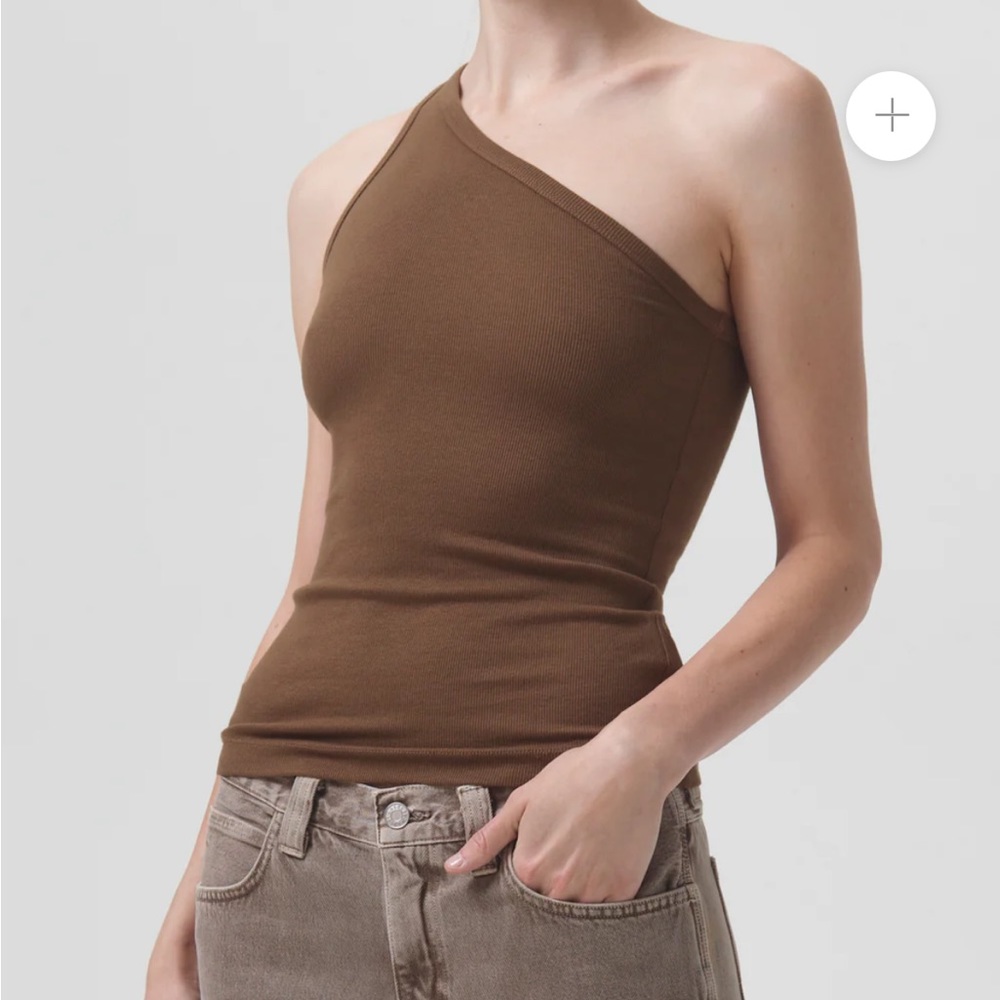Agolde Brita one-shoulder tank